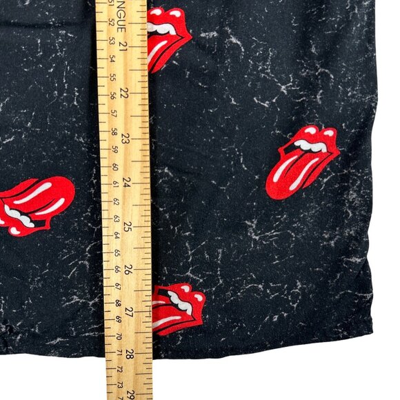 Rolling Stones Hot Lips Button Up Shirt Unisex Band Shirt, Size Medium - Picture 6 of 10